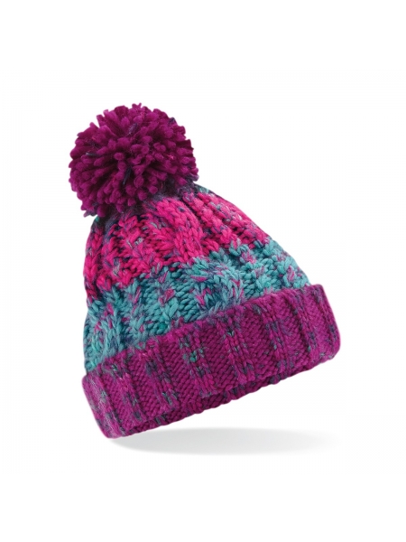 berretto-junior-corkscrew-beanie-beechfield-winter berries.jpg
